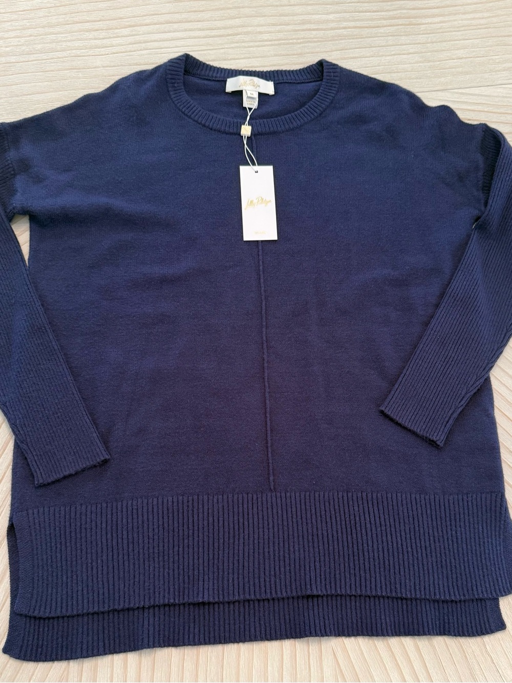 Lily Pulitzer Mavie Sweater in Low Tode Navy - Picture 9 of 9